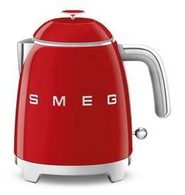 SMEG Retro Style Mini Electric Hot Water Kettle, red, 3.3 cups*