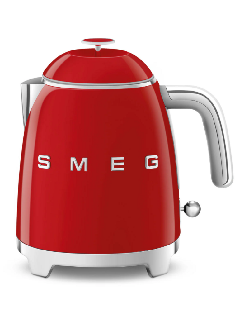 SMEG Retro Style Mini Electric Hot Water Kettle, red, 3.3 cups*