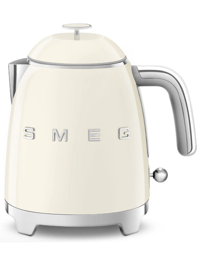 SMEG Retro Style Mini Electric Hot Water Kettle, cream, 3.3 cups*