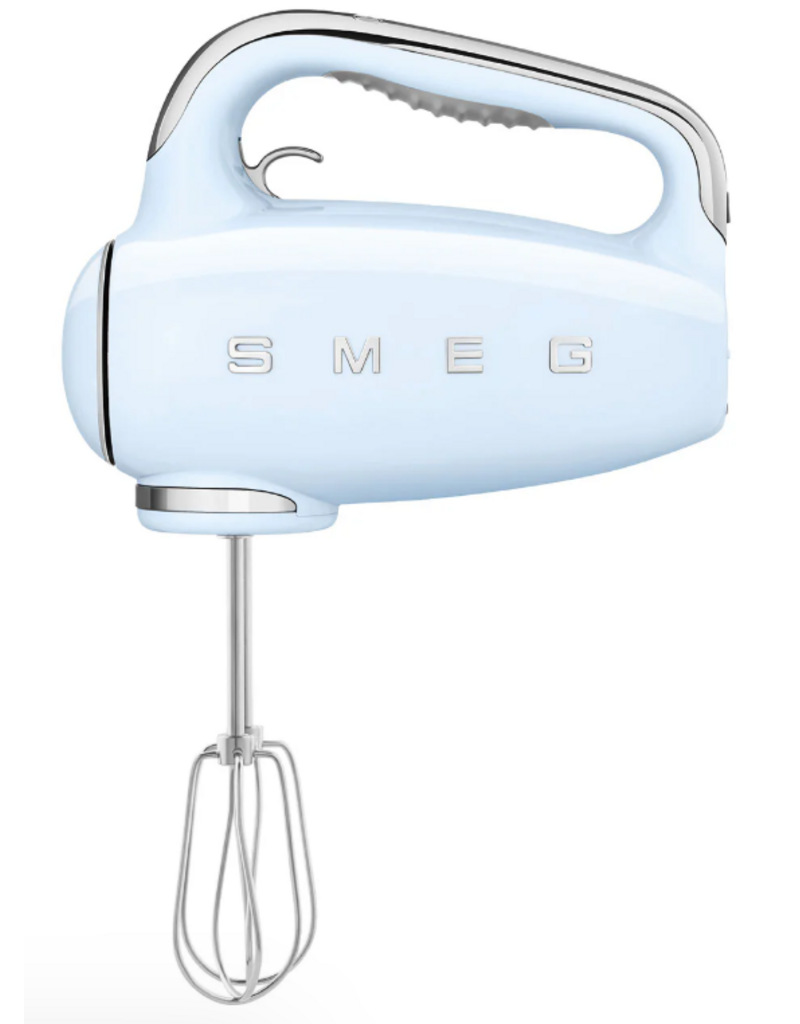 SMEG 9-Speed Retro Style Electric Hand Mixer, pastel blue
