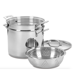 Cuisinart CHEF'S CLASSIC 4Pc 12qt Pasta/Steamer Set, Stainless