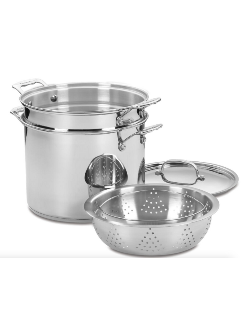 Cuisinart CHEF'S CLASSIC 4Pc 12qt Pasta/Steamer Set, Stainless