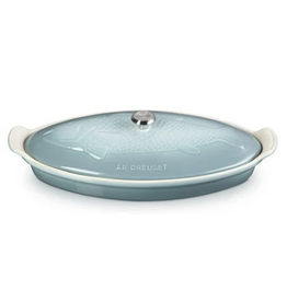 Le Creuset Stoneware Fish Baker, 1.7qt, Sea Salt Blue*