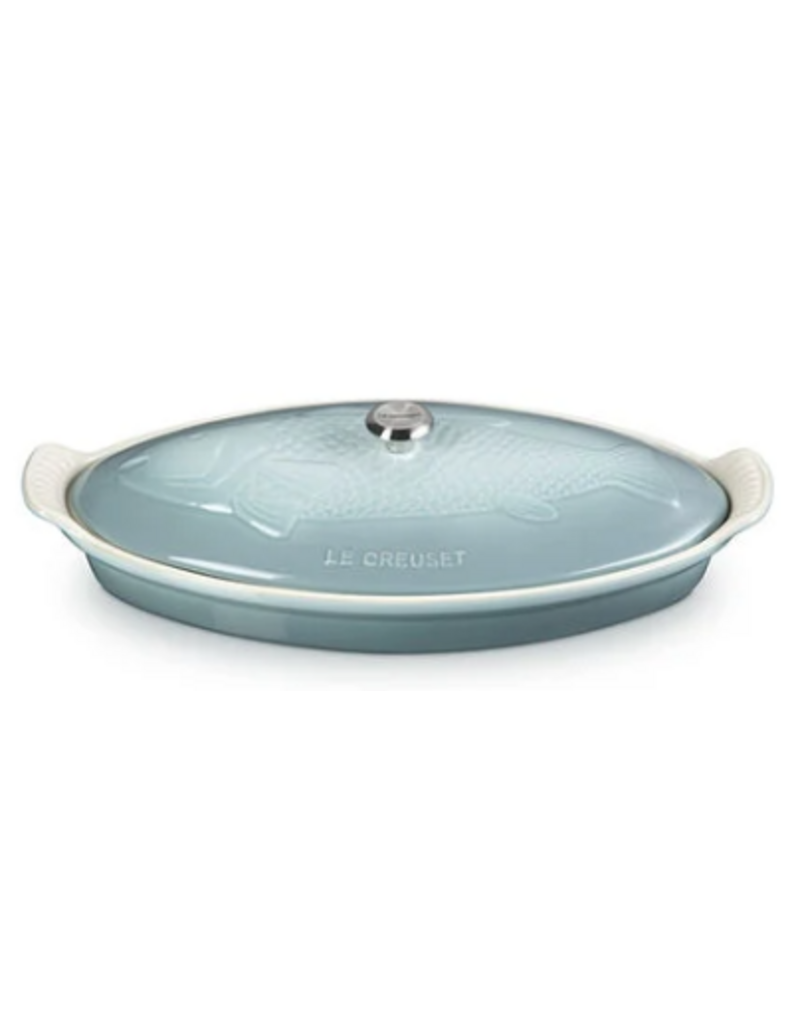 Le Creuset Stoneware Fish Baker, 1.7qt, Sea Salt Blue*