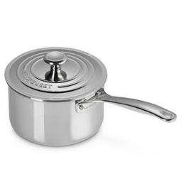 Le Creuset Signature Stainless Sauce Pan with Lid, 3qt