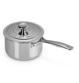 Le Creuset Signature Stainless Sauce Pan with Lid, 2qt*