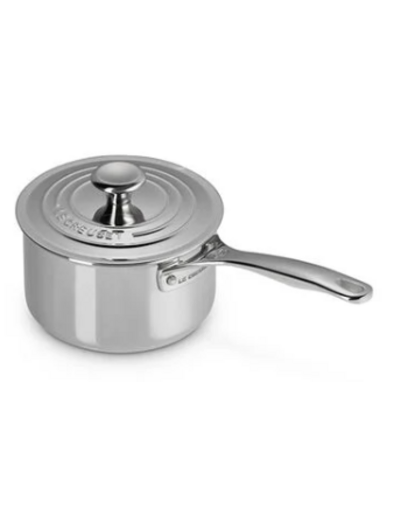 Le Creuset Signature Stainless Sauce Pan with Lid, 2qt*