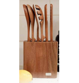 Toadfish WOODEN TDFSH Kitchen Tools Set & Holder