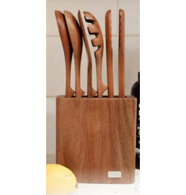 Toadfish WOODEN TDFSH Kitchen Tools Set & Holder
