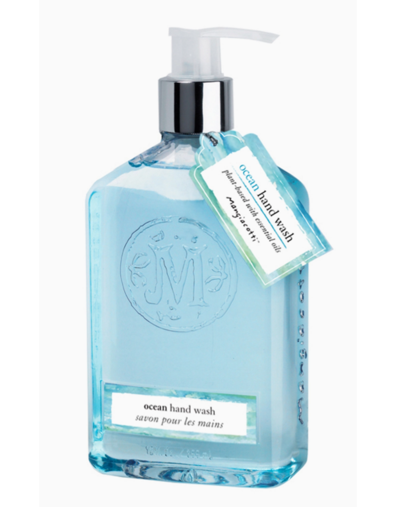 Boston International Ocean Hand Wash, Embossed Blue Bottle, 12oz