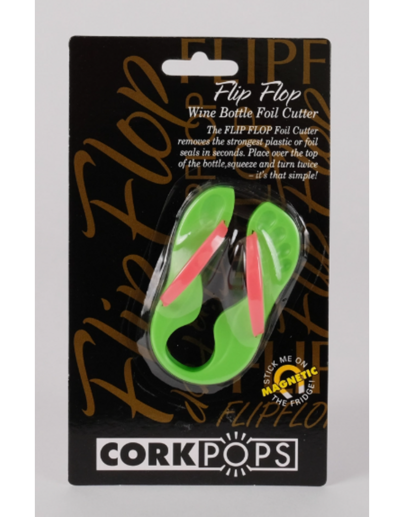 Cork Pops Foil Cutter, Flip Flops