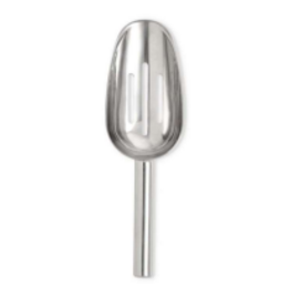 Harold Imports SLOTTED Rounded Ice Scoop 9", HAND WASH ONLY
