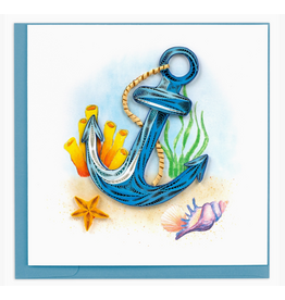 Quilling Card Greeting Card, Quill - Everyday, Anchor, 6x6