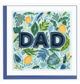 Quilling Card Father's Day Greeting Card, Quill - DAD 6x6