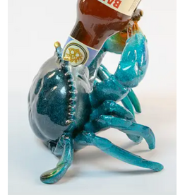 Blue Crab Drinking Wine Bottle Holder-sc