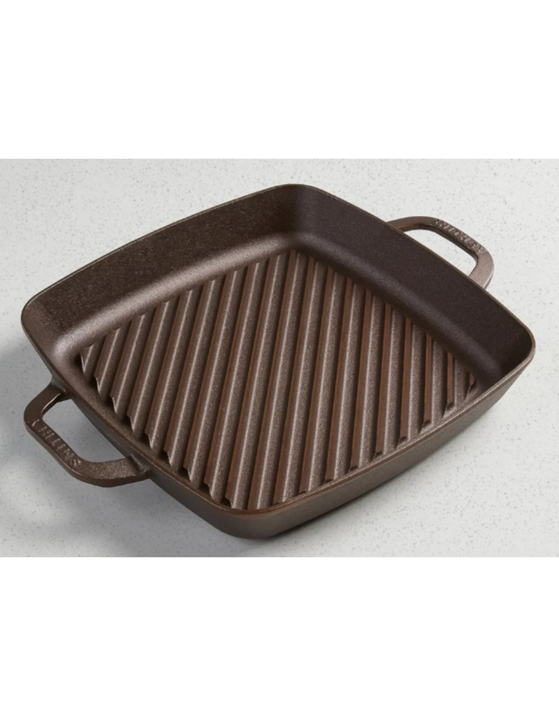 Smithey Ironware No. 12” Cast Iron SQUARE Grill Pan-made in SC