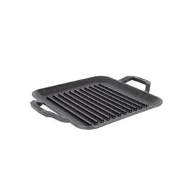 Lodge Cast Iron Chef Collection Square GRILL Pan, 11", Preseasoned ciw