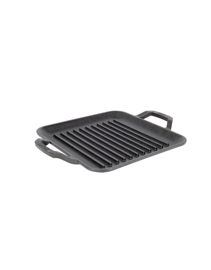 Lodge Cast Iron Chef Collection Square GRILL Pan, 11", Preseasoned ciw