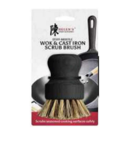Harold Imports Helens Asian Wok & Cast Iron Scrub Brush