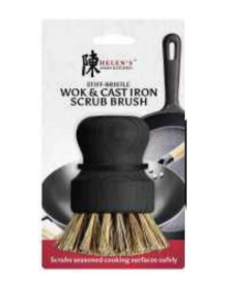 Harold Imports Helens Asian Wok & Cast Iron Scrub Brush