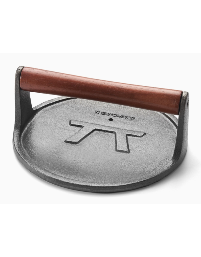 Foxrun Outset 8" round BACON PRESS, CAST IRON