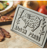 Foxrun 6.75" rectangular GRILL BACON PRESS, CAST IRON fox