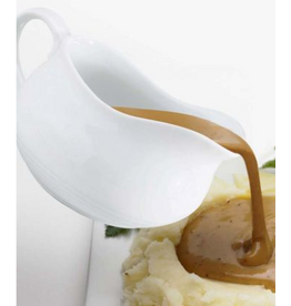 Harold Imports White Porcelain Gravy Boat only, 24oz
