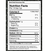 Spice Lab Black Steak Seasoning, 5.9oz shaker