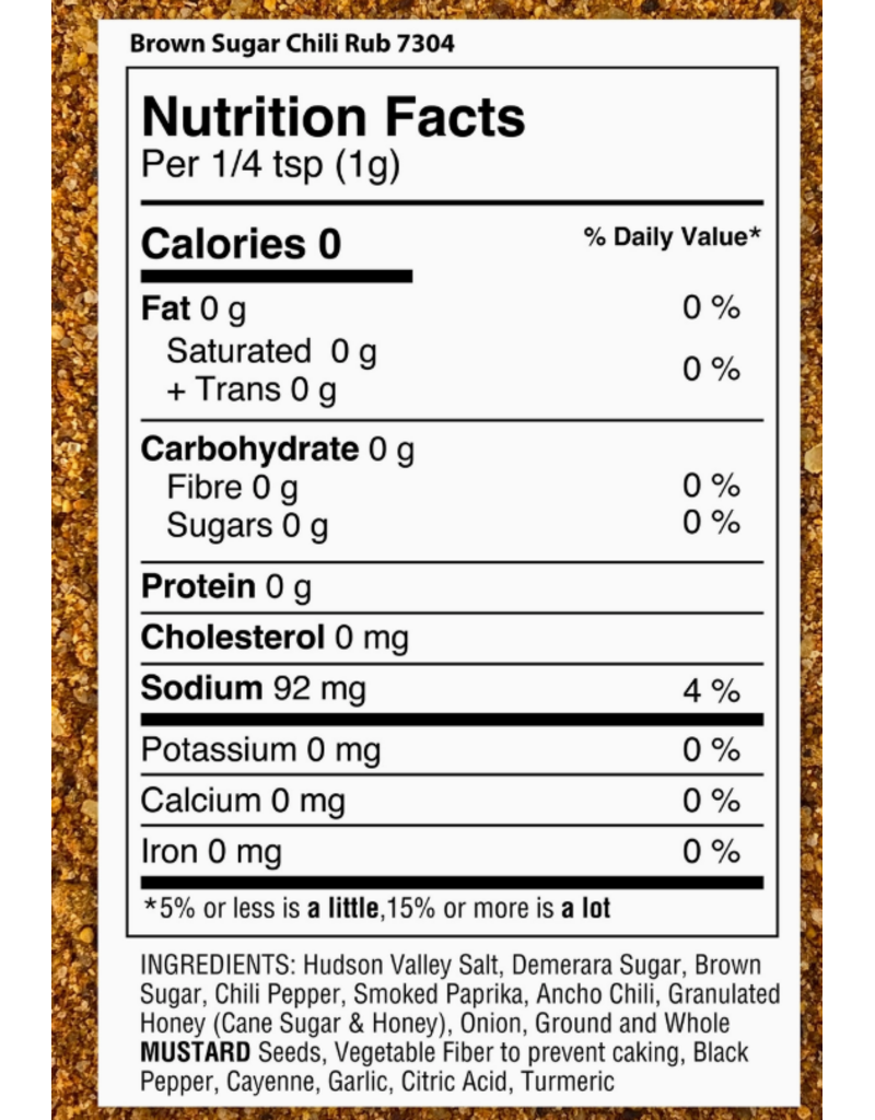 Spice Lab Brown Sugar Chili Rub, 5oz shaker