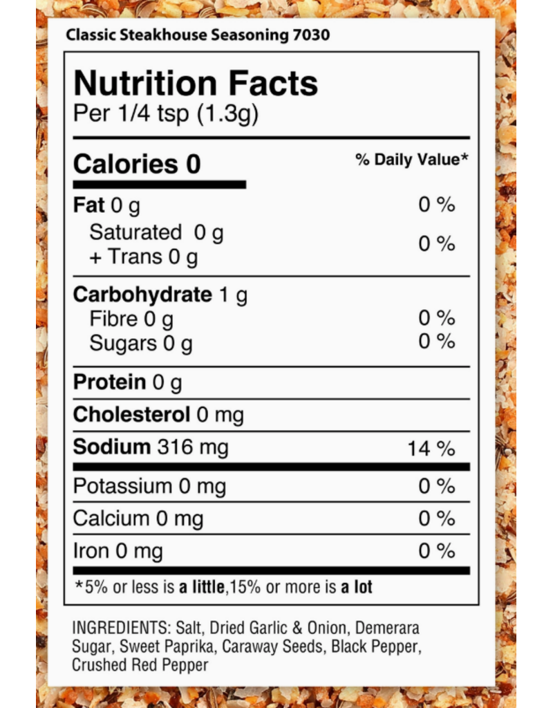 Spice Lab Classic Steakhouse Seasoning, 6.2oz shaker