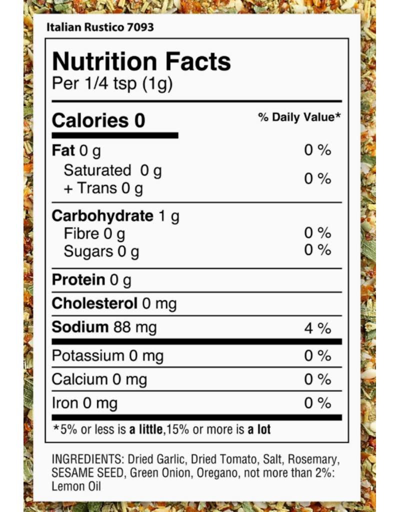 Spice Lab Italian Rustico Seasoning, 3oz shaker
