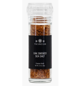 Spice Lab Oak Smoked Sea Salt (Coarse), 4.3oz grinder