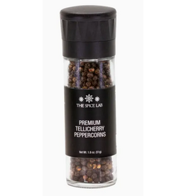 Spice Lab Premium Tellicherry Peppercorns, 1.8oz grinder