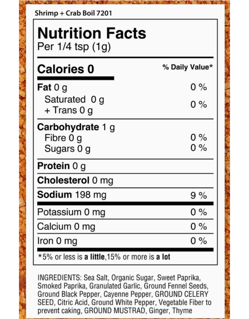 Spice Lab Shrimp + Crab Boil Seasoning, 6oz shaker