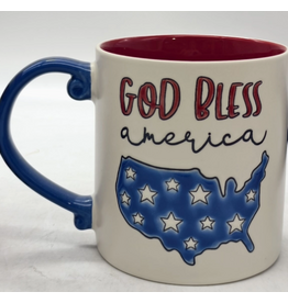 Patriotic God Bless America Mug