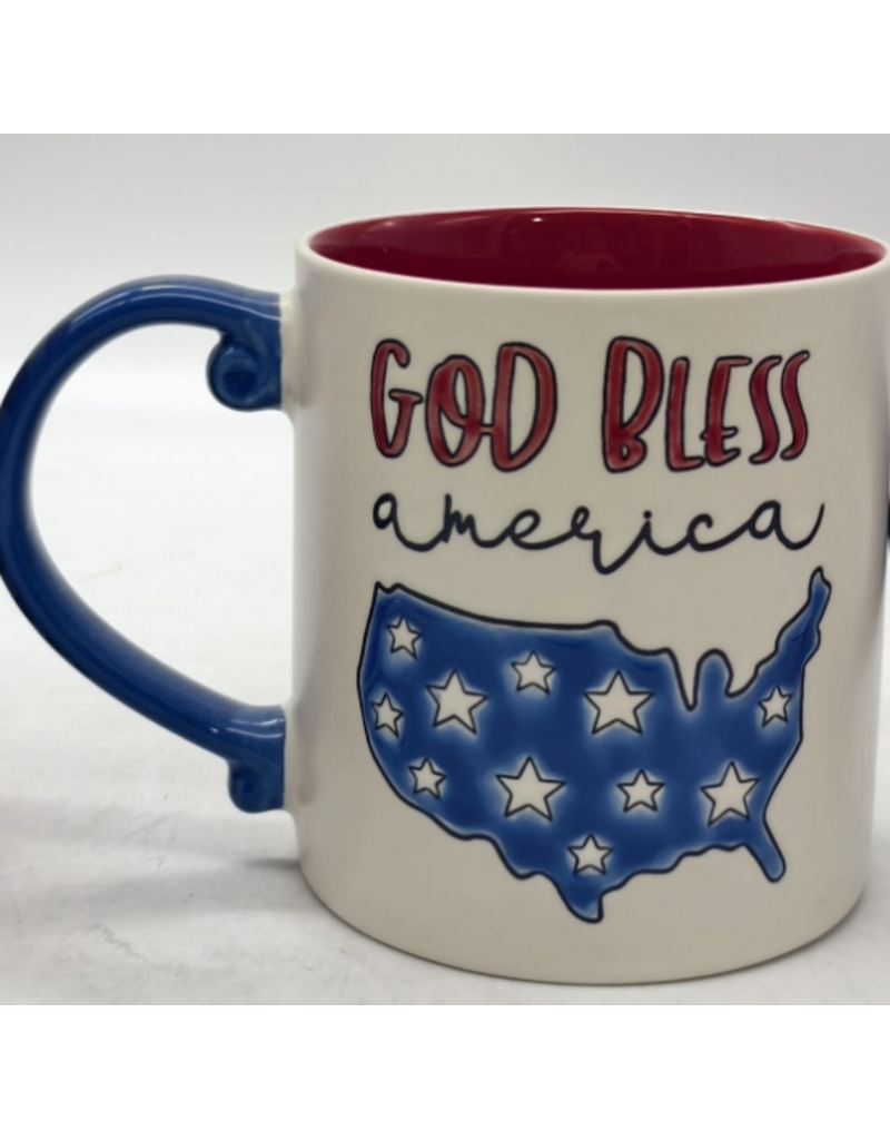 Patriotic God Bless America Mug