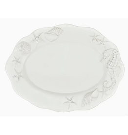 Laguna Coastal OVAL Platter White, ceramic
