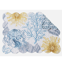 C and F Home Placemat, Monterey Mist, RECTANGULAR Reversible