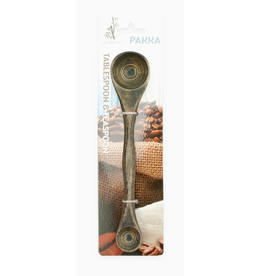 Island Bamboo/Wilshire Black Pakkawood Double Measuring Spoons, 9"