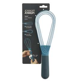 Joseph Joseph Twist 2 in 1 Silicone Balloon Whisk, blue