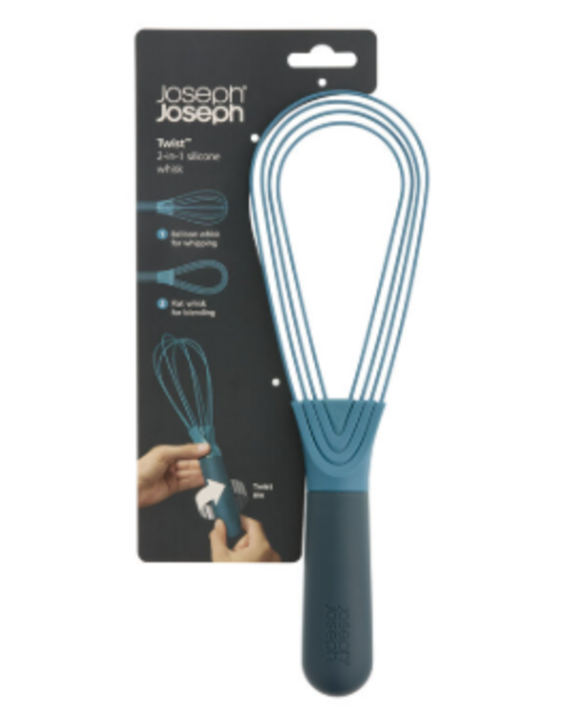 Joseph Joseph Twist 2 in 1 Silicone Balloon Whisk, blue