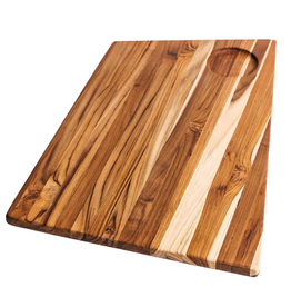 TeakHaus Geo Trapeze 19x12 Cutting & Serving Board (L) pr