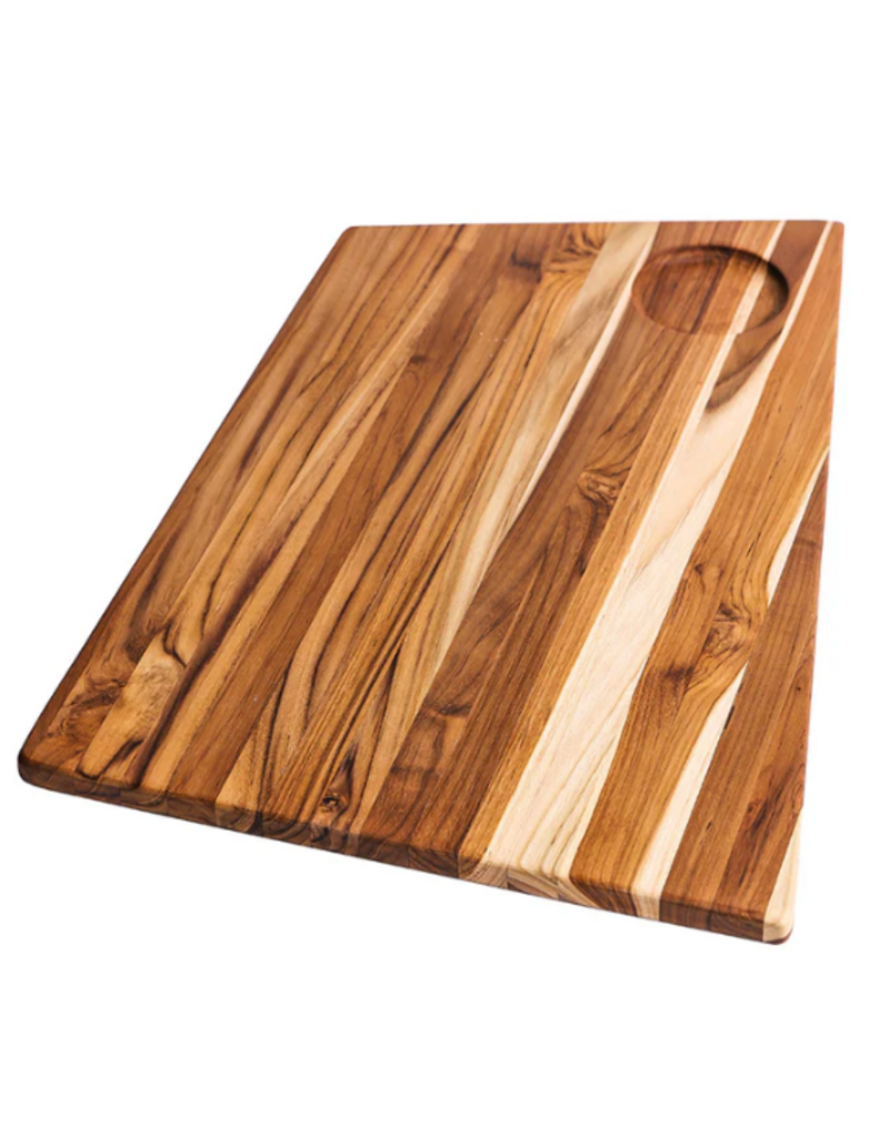 TeakHaus Geo Trapeze 19x12 Cutting & Serving Board (L) pr