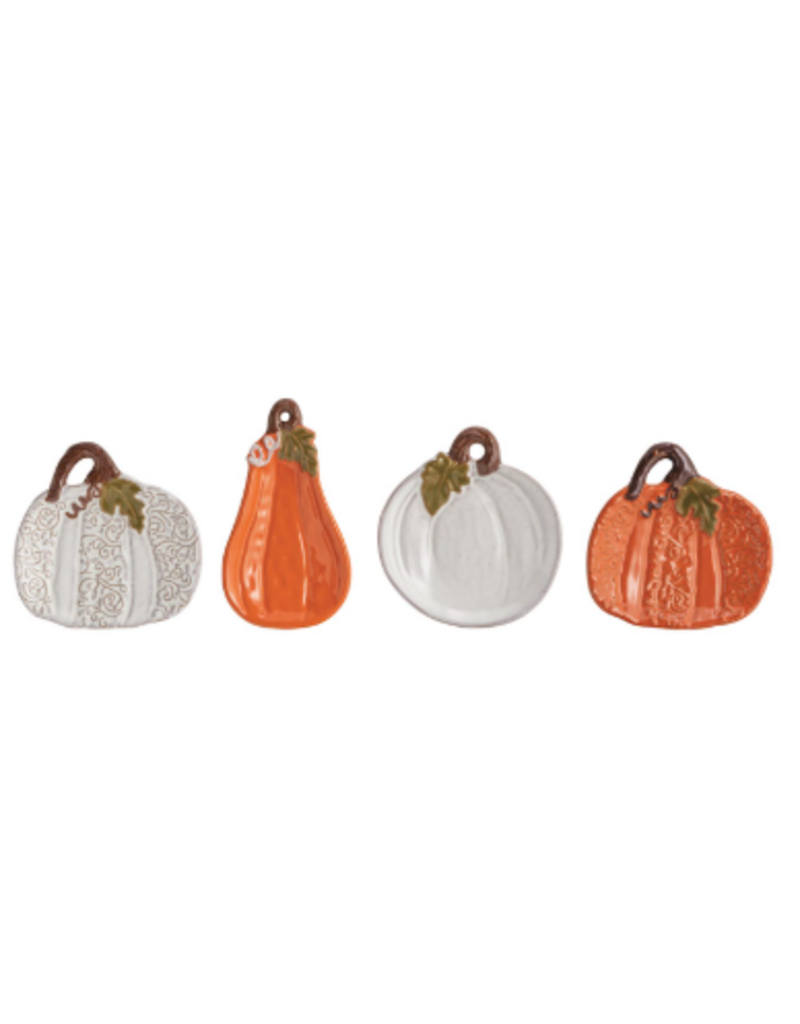 Mudpie Fall Pumpkin/Gourd Tidbit Plate, SINGLE