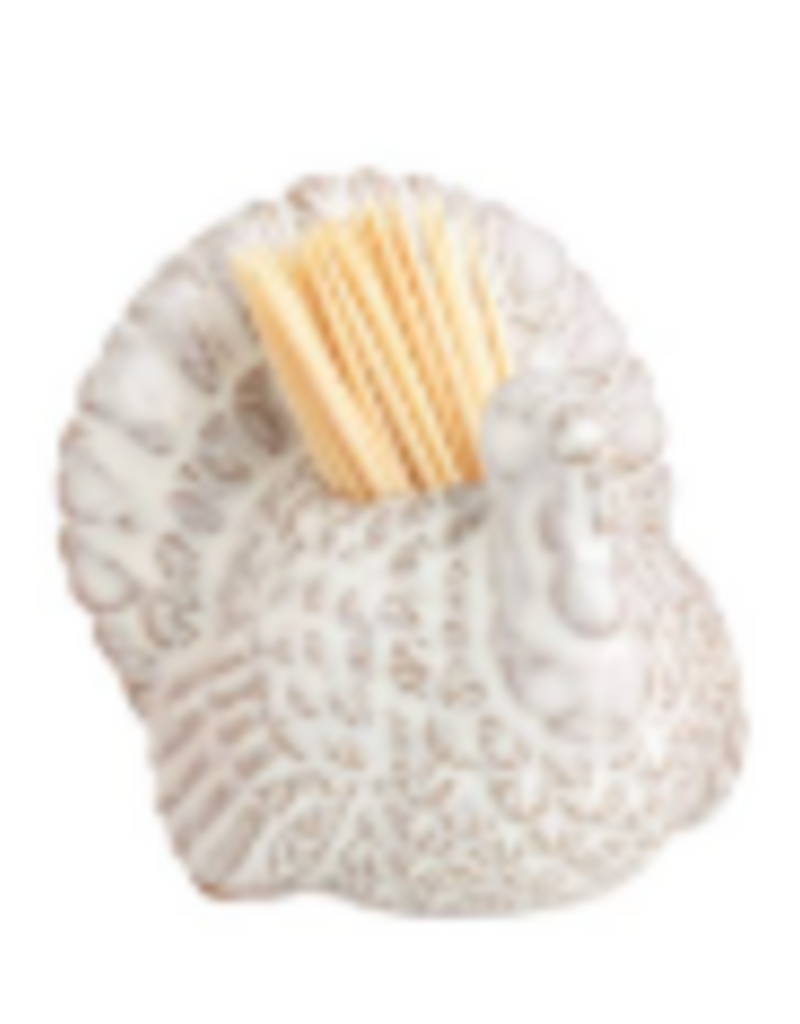 Mudpie Fall Toothpick Holder Set, Turkey, 2"