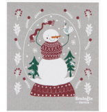Now Designs Holiday Swedish Dish Cloth Snowfolk