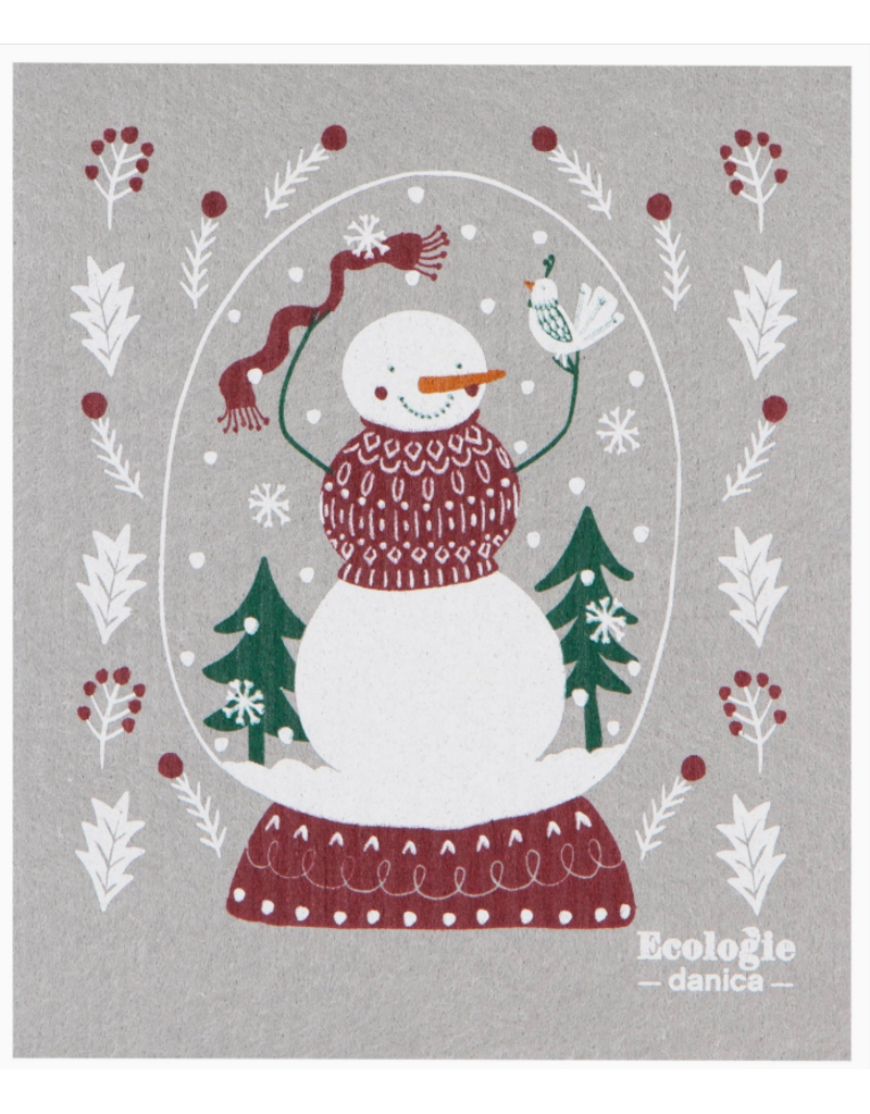 Now Designs Holiday Swedish Dish Cloth Snowfolk