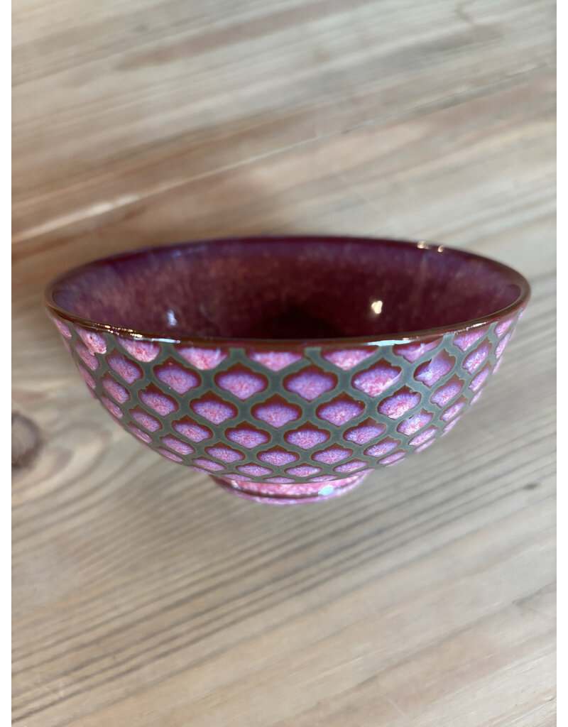BIA Cordon Bleu Arabella Stamp Bowl, 4.75" PINK disc