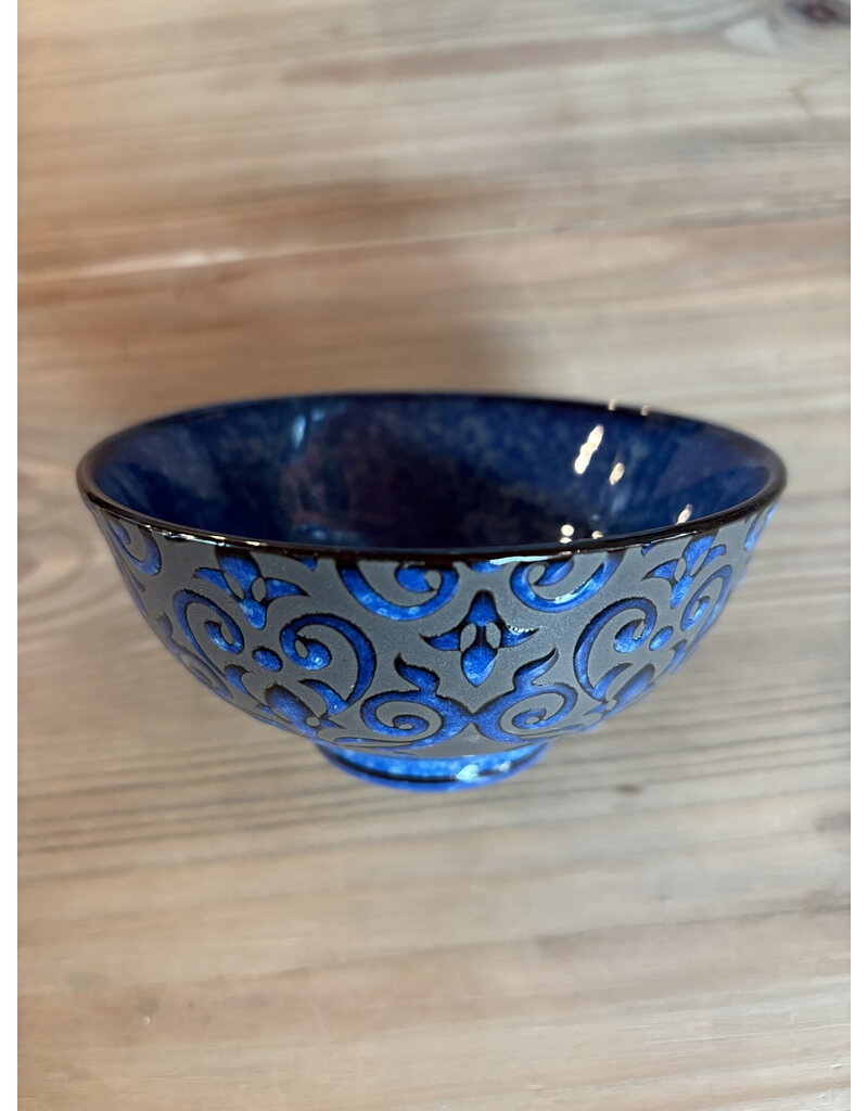 BIA Cordon Bleu Arabella Stamp Bowl, 4.75" DARK BLUE disc