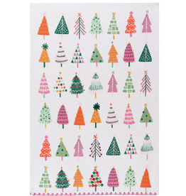 Now Designs Holiday Dish Towel, GLITZmas Trees